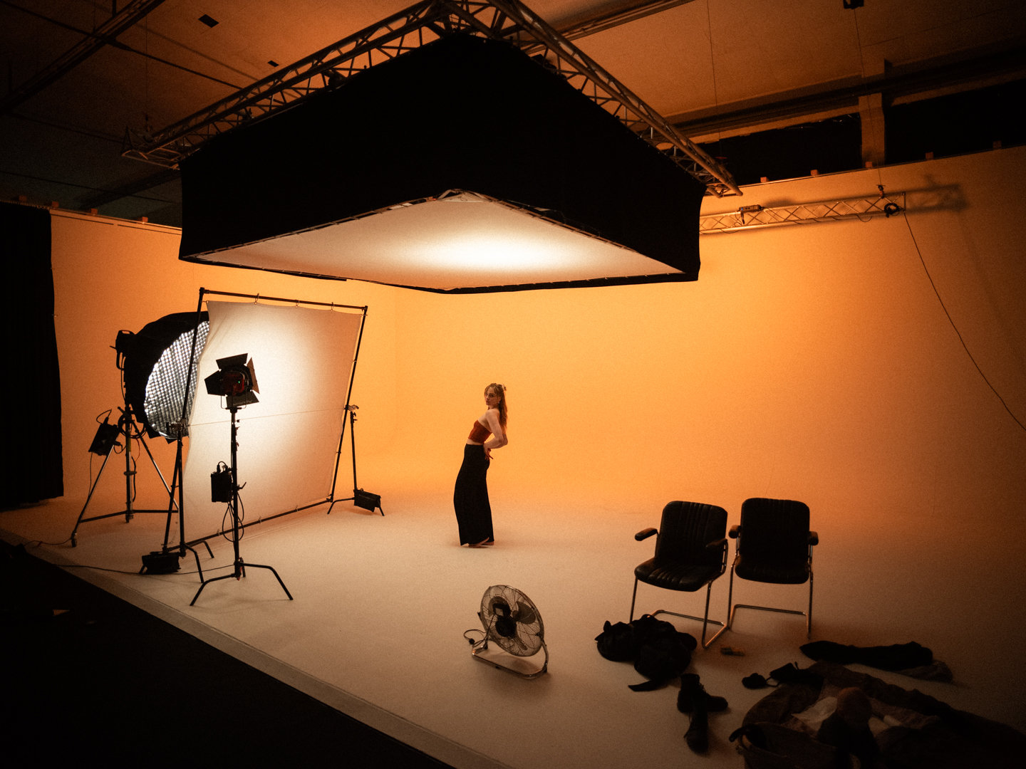 Hohlkehle Studio Lünen NRW — weisse Variante, Bild 1